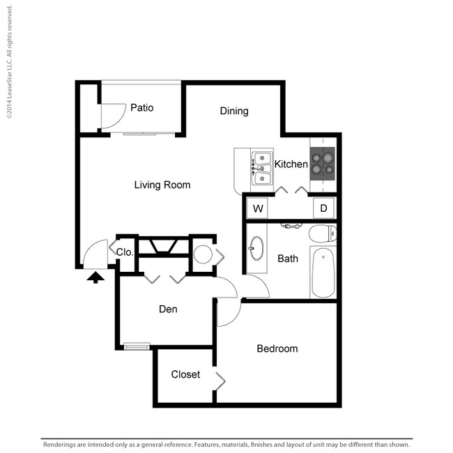 Floorplan - Silverton Apartment Homes