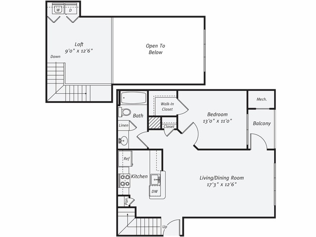 Floorplan - eaves Washingtonian Center