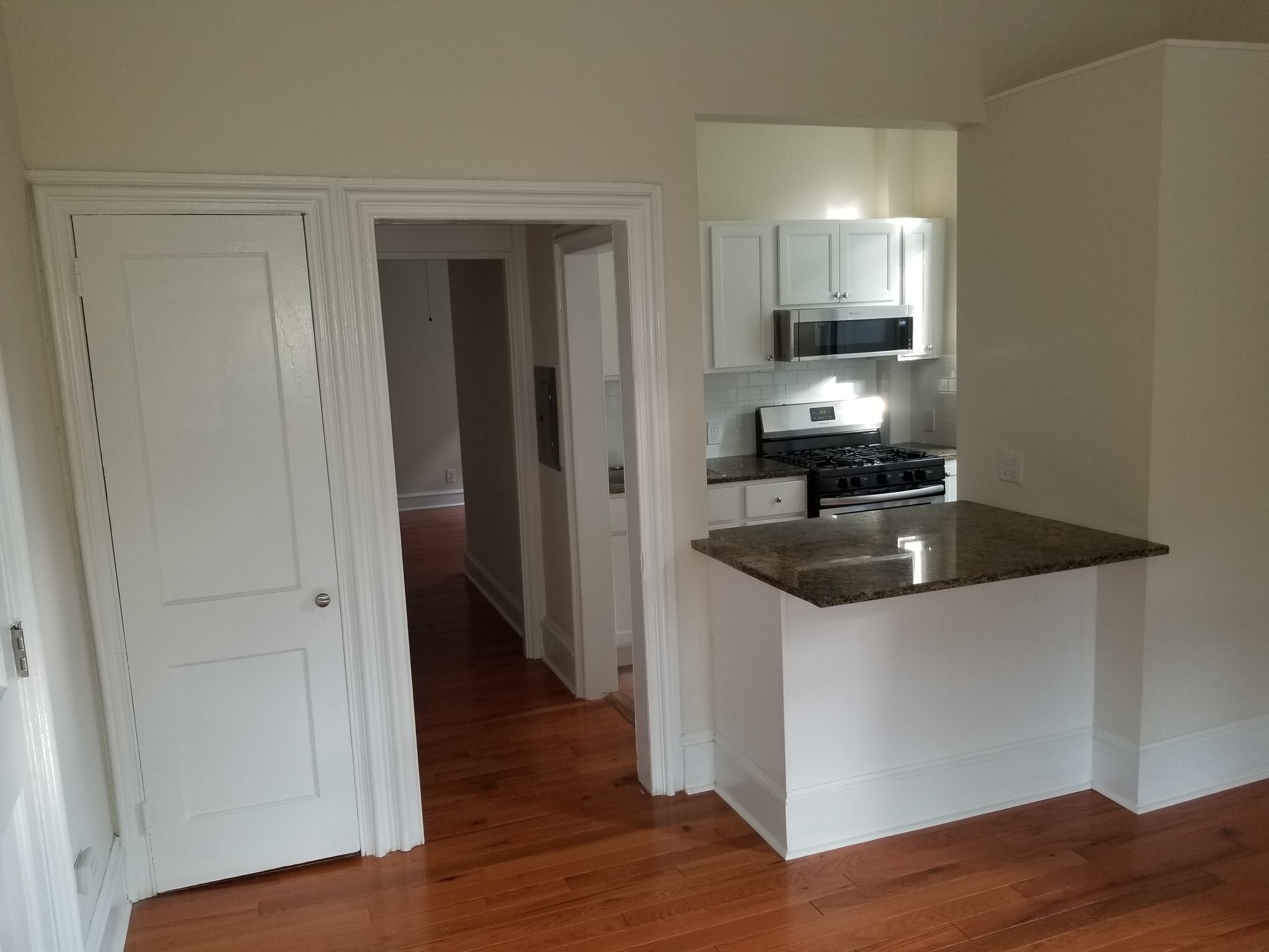 View of the hallway.Kitchen counter - 412 W Chelten Ave