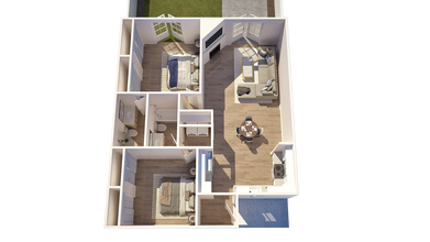 Building Photo - Beautifully remodeled 2bed/2ba Townhome - Ask about our Move-in Specials