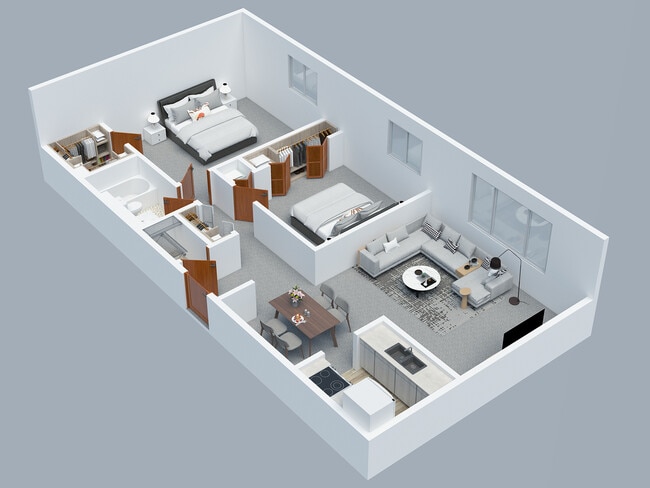 2 BD Small - Pleasant Valley Apartments