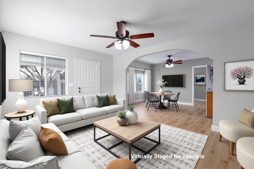 Virtually stage example - 7610 Lansing Dr