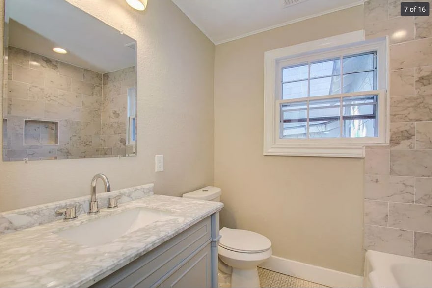Marble Counters and Tile Surround - 417 Sue St
