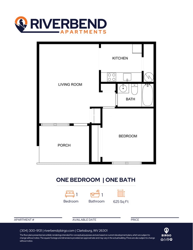 Floorplan - Riverbend Apartments