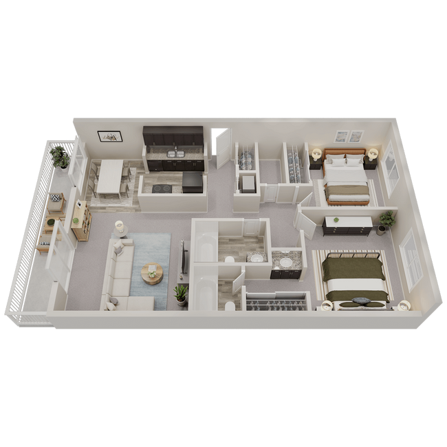 Floorplan - Weston Park Apartments