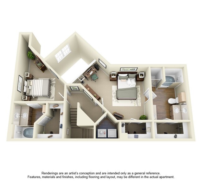 Floorplan - Villas at Katy Trail Apartments