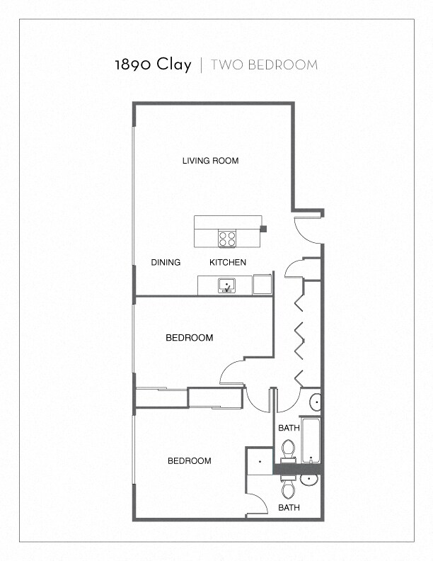 Floorplan - Clay Park Tower Apartments