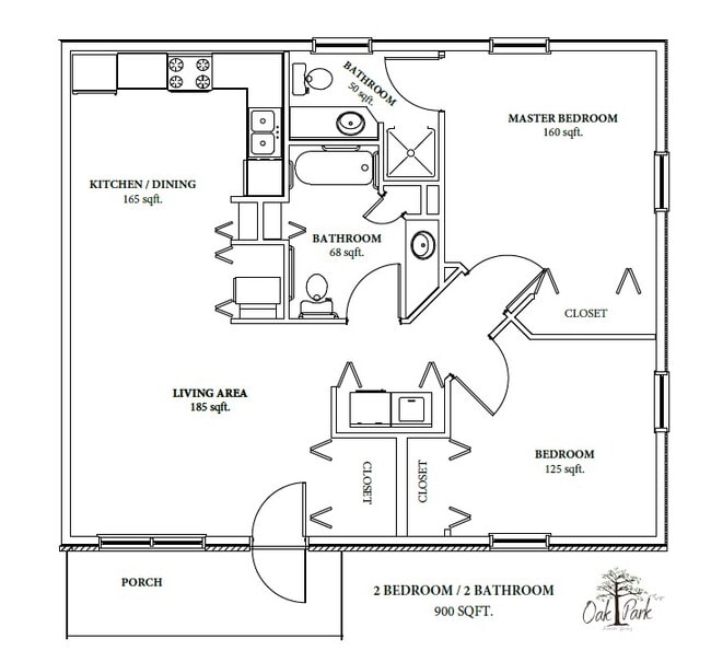 Floorplan - Oak Park Senior Living