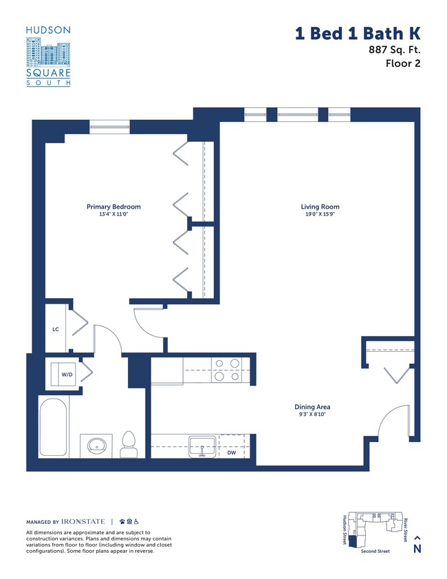 Floorplan - Hudson Square South