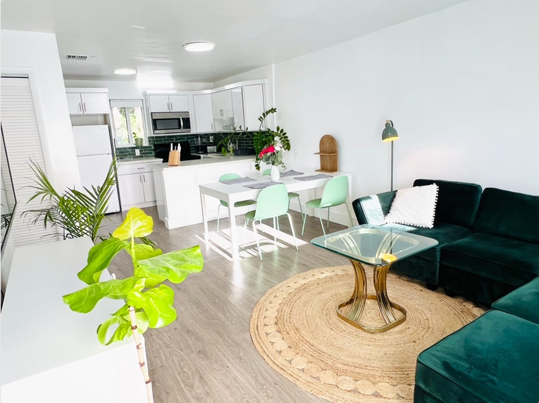 Open space living, dining and kitchen - 6863 NW 2nd Ave