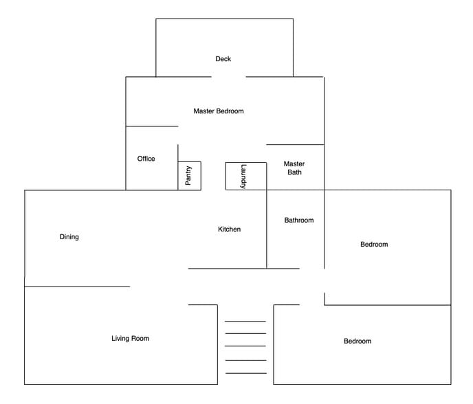Floor Plan (Not to Scale) - 77 -79 Centre St