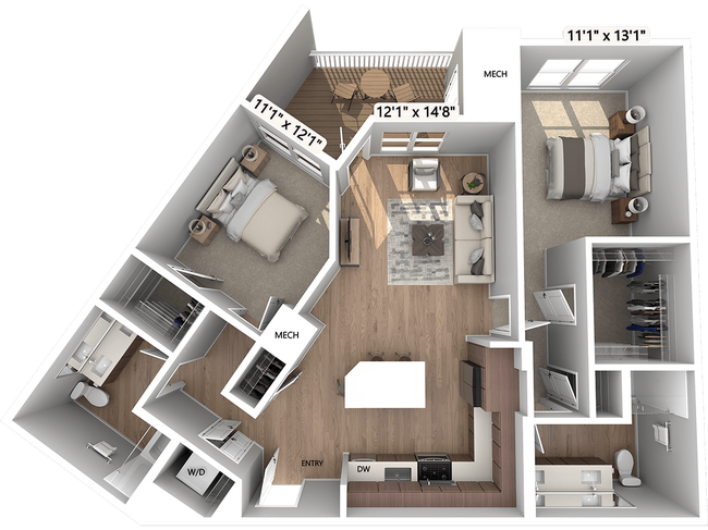 Floorplan - Avalon Princeton Circle