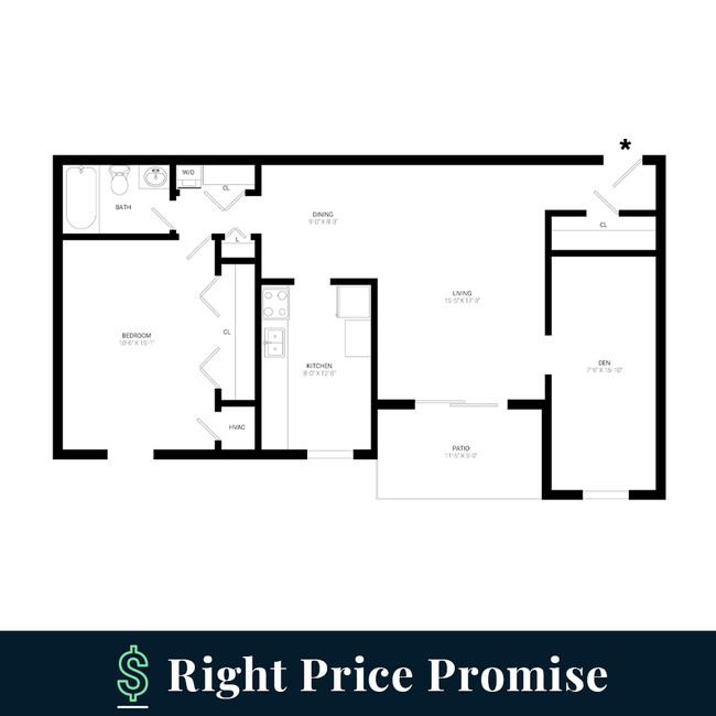 Floorplan - Tuckahoe Creek Apartments
