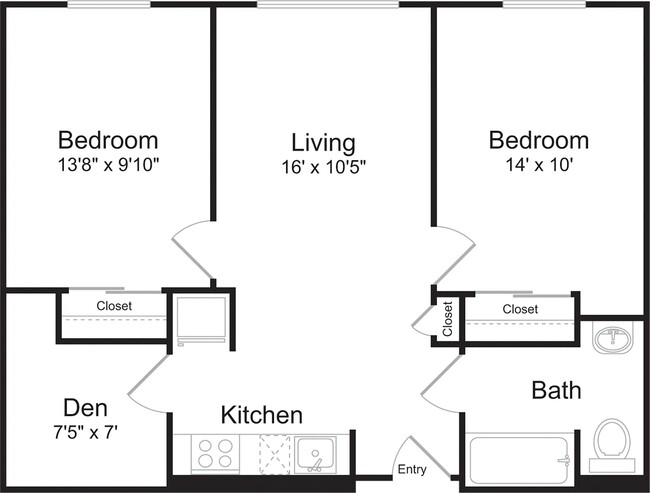 B08 Two Bedroom - Bachenheimer