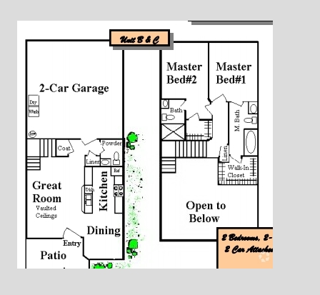 2BR/2.5BA - Lindell Court Townhouses