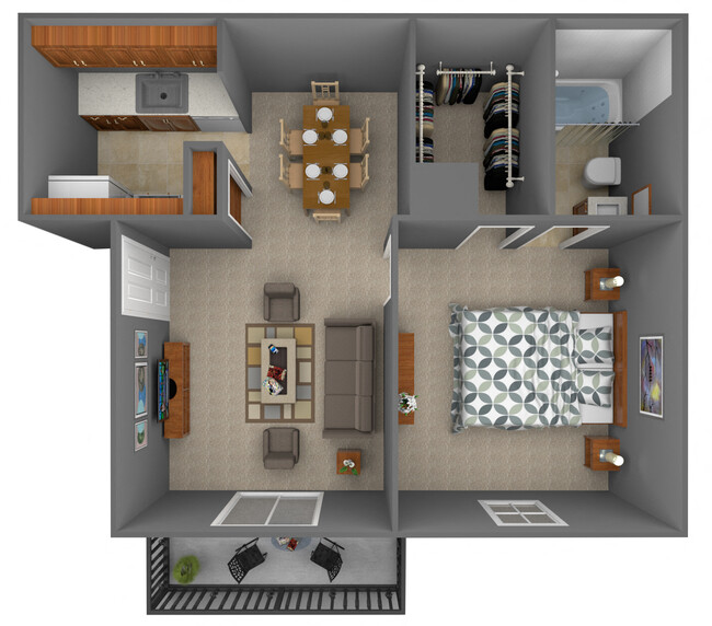 Floorplan - Lakeshire Place Apartment Homes