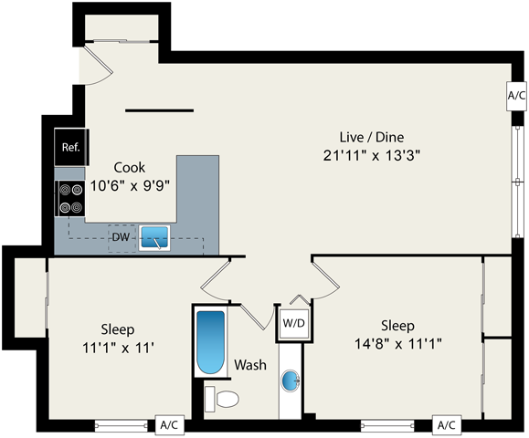 Floorplan - Reside on North Park