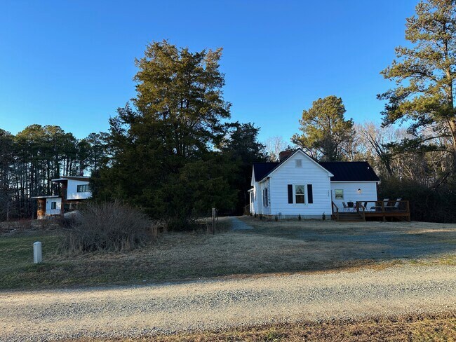 Owners' house (left) and rental (right) - 4804 Friends School Rd