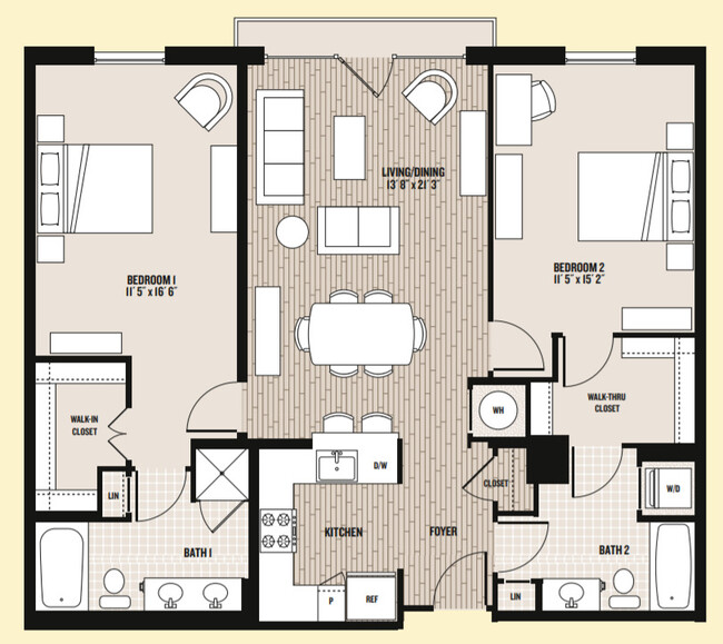 Floorplan - Palladian at Rockville Town Square