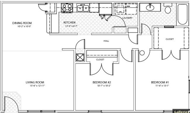 2BR/1BA - Breckenridge Apartment Homes