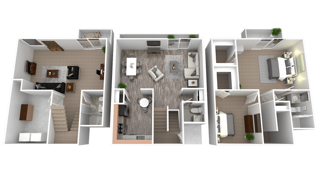 Floorplan - Whispering Hills Apartments