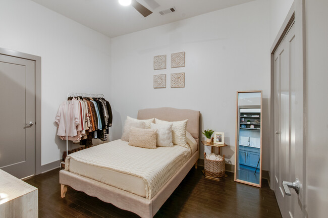 Bedroom with ceiling fan, automatic light & fan controlled remote & celebrity style closet. - 2407 8th Ave S