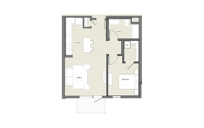 Studio - 495 SF - The Richmond