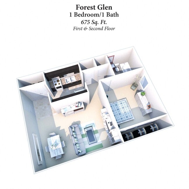 Floorplan - Forest Park Apartments