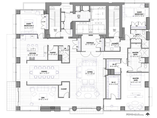 3BR/2BA - 1706 Rittenhouse Sq