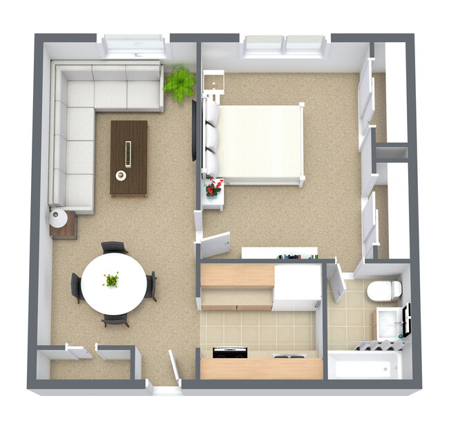 Floorplan - Woodland Apartments