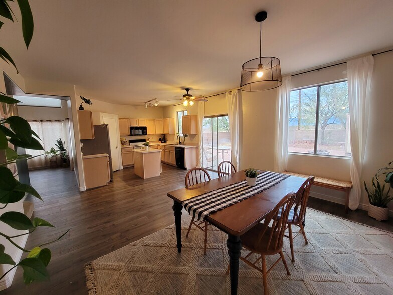 Kitchen and Dining room - 8697 S Desert Rainbow Dr
