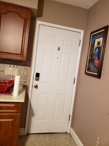 Door to back yard and laundry/ Storage room - 433 SE 5th St