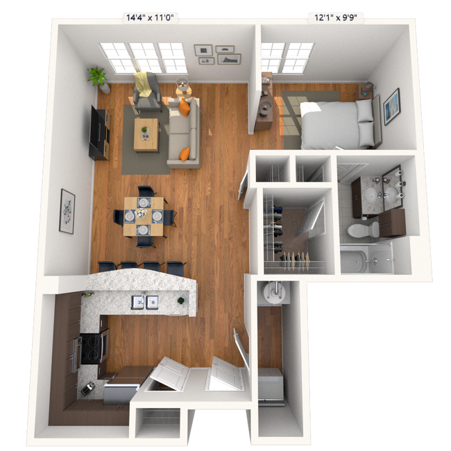 Floorplan - MAA Uptown