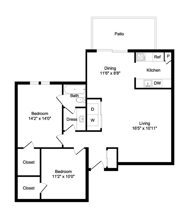 Floorplan - Regal Court Apartments