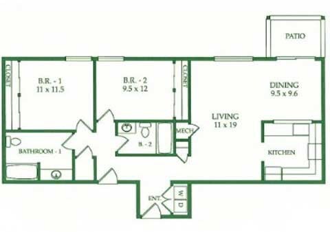 Floorplan - Crooked Oak at Loma Verde Preserve Apartment Homes