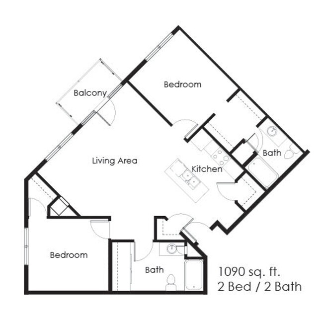 Floorplan - Overlook Ridge 55+ Apartments