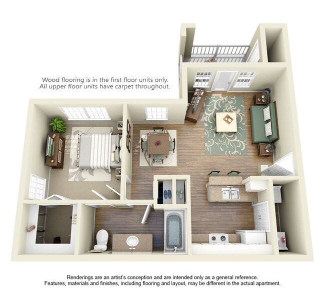 Floorplan - Cypress Lake at Stonebriar Apartments