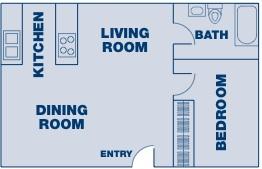 Floorplan - Mountain Crest Apartments