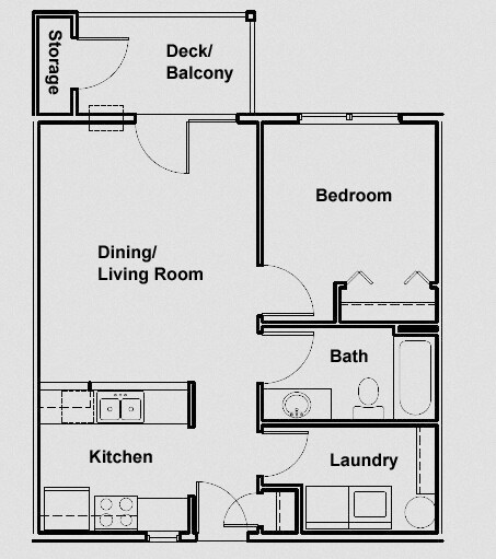 The Brown Interior Unit - Trout Meadows Apartments