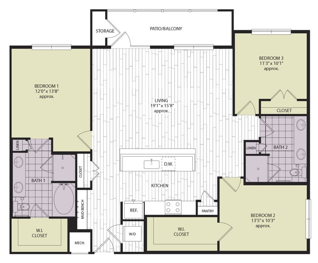 Floorplan - The Mitchell at Woodmill Creek