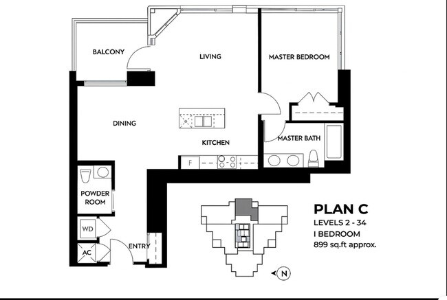 Building Photo - Newly updated features! 1 bedroom, 1.5 bat...