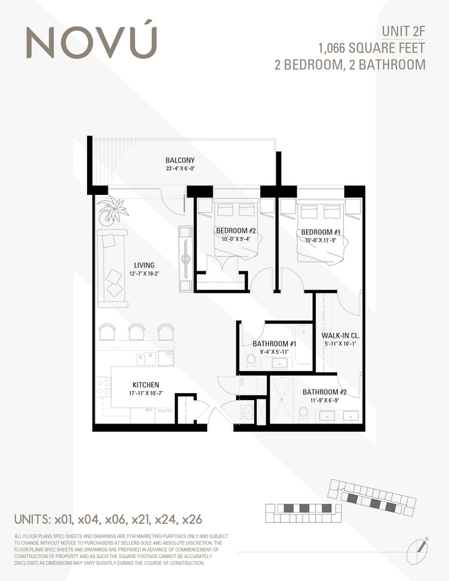 Floorplan - Novu Apartments