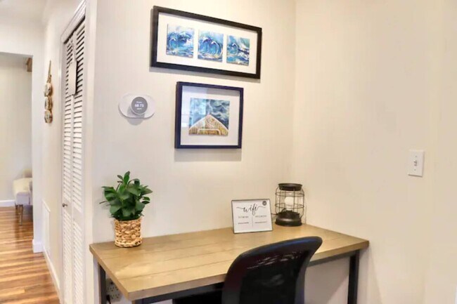 Desk space off of the living room area - 410 Jefferson St