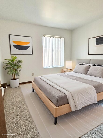 Virtually Staged Bedroom 2 - 1905 Austin Ave