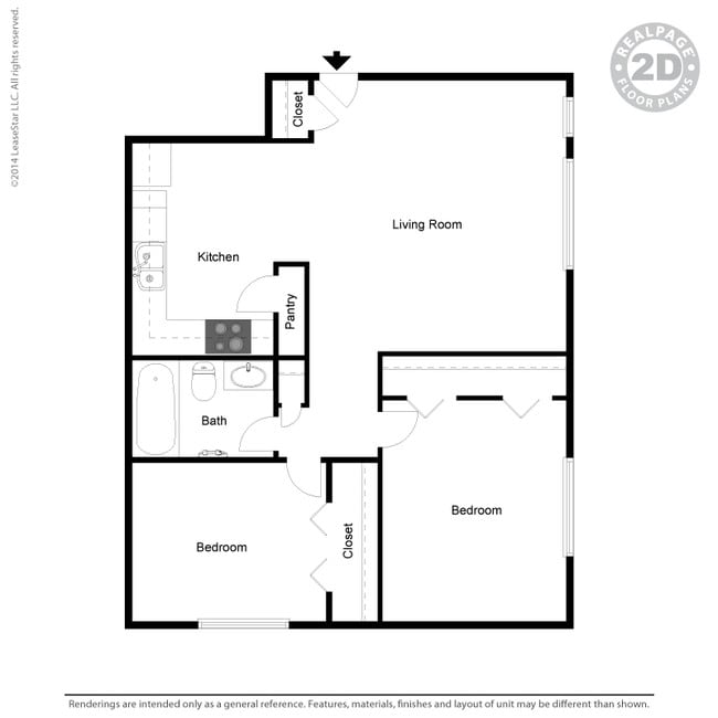 Floorplan - North Liberty Park Apartments
