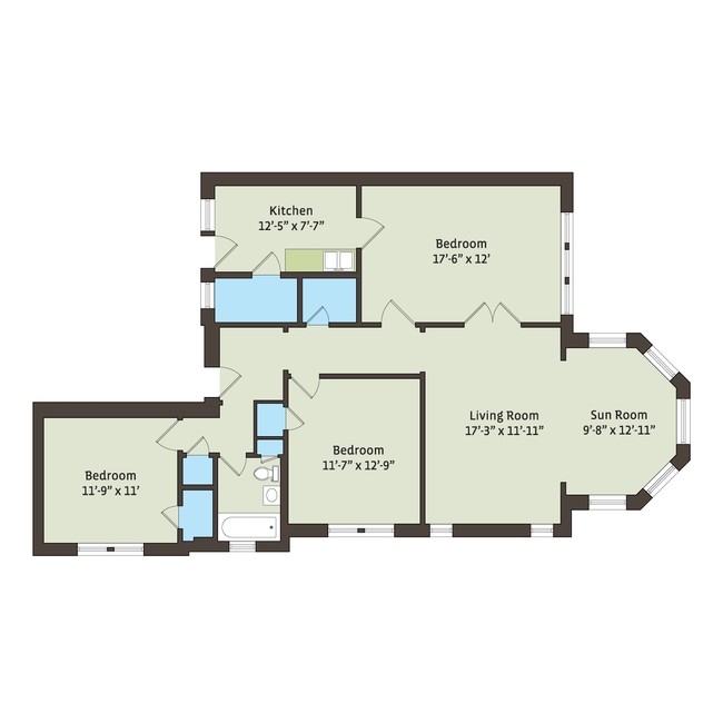 Floorplan - 5034-5046 S. Woodlawn Avenue