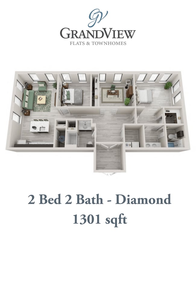 Floorplan - GrandView Flats and Townhomes