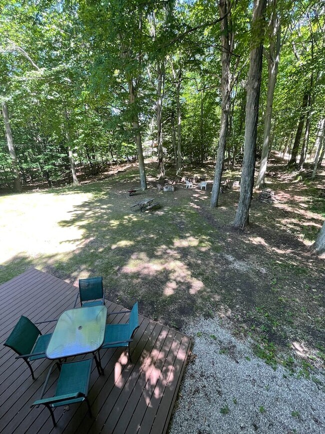 View of Back Deck From Living Room - 5804 Barnhart Rd