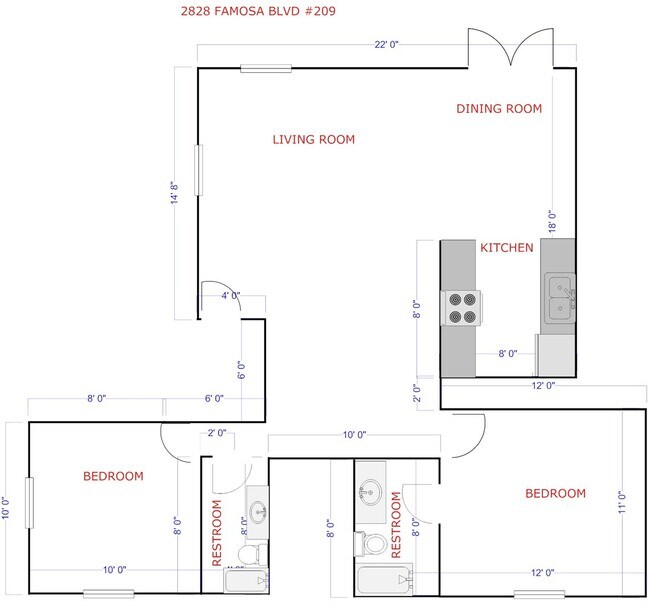 Building Photo - 2828 Famosa Blvd