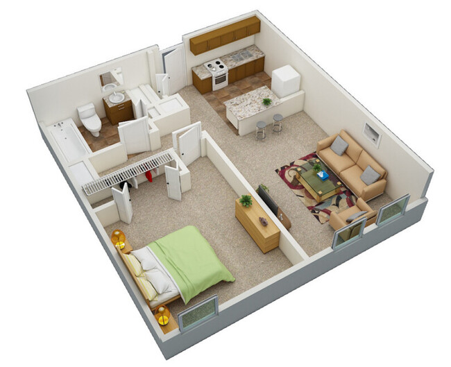 Floorplan - Sundale Manor Apartments